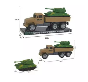 Військова техніка 602 (96/2) трейлер, танк, інерція, у слюді