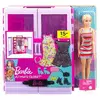 Бузкова шафа для одягу з лялькою Barbie