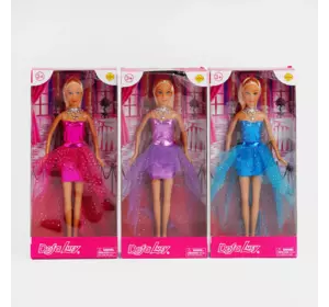 Лялька "Defa" 8354 (48) "Вечірка принцес", 3 кольори, у коробці