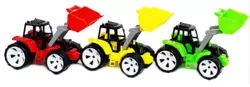 Іграшка дитяча "Трактор BAMS  1  ківш" чорна кабіна BAMSIC, арт.007/7 Бамсик