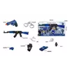 Полійцейський набір P 016 A (36) 9 елементів, автомат із тріскачкою, пістолет, кобура, кайданки, свисток, аксесуари, у коробці