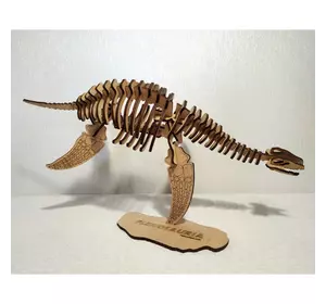 3D Пазл Плезиозавр (в комплекті клей та інструкція)