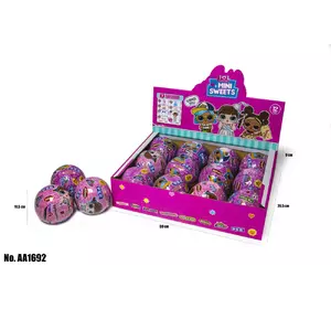 Детская Кукла AA-1692 Mini Sweets Шар 10.5 см