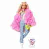 Лялька Barbie "Екстра" у рожевому пухнастому жакеті