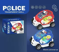 Машинка 8899-136 (168/2) 2 кольори, ""Поліція"", підсвічування, звук, колесо вільного ходу, рухомі шестерні, в коробці