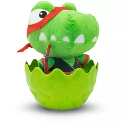 М'яка іграшка SK017A1 динозавр Ninja, 3 види, у яйці, бат.