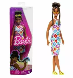 Лялька Barbie "Модниця" в сукні з візерунком у ромб