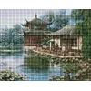 Набір з алмазною мозаїкою "Китайський будиночок" 40х50см