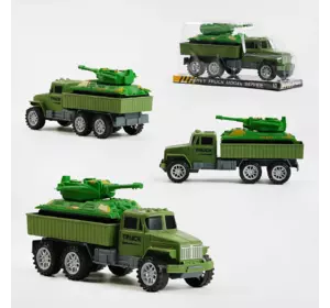 Військова техніка 502 (96/2) вантажівка і танк, вантажівка з інерцією, в слюді