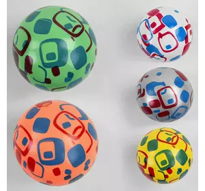 М'яч гумовий C 44667 (500) 5 кольорів, діаметр 20 см, вага 60 грамів