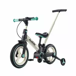 Велосипед-трансформер Best Trike BT-61514 (1) колеса PU 12’’, батьківська ручка, з’ємні педалі, ручне гальмо, допоміжні бокові колеса, в коробці