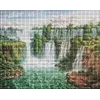 Набір з алмазною мозаїкою "Мальовничий водоспад" 40х50см