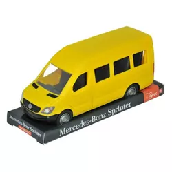 Автомобіль "Mercedes-Benz Sprinter" вантажний (жовтий) на планшетці, Tigres