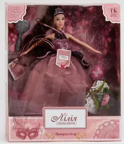 Лялька Лілія ТК 13445 (48/2) "TK Group", "Принцеса балу", аксесуари, в коробці