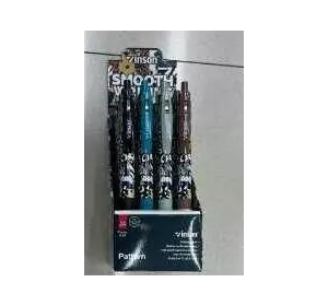 Набір кулькових ручок D 35311 (60) ЦІНА ЗА 24 ШТУКИ У БЛОЦІ, 4 кольори, синя паста, товщина лінії 0,7 мм