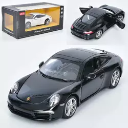 Машина 56200 Porsche, 1:24, метал, двері, капот відкриваються, 2 кольори, кор., 24-13-11 см.