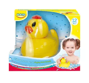 58048.Дитяча пластикова іграшка для ванни BeBeLino "Співаюча Качка-Фонтан"
