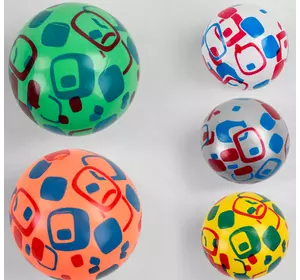М'яч гумовий C 44667 5 кольорів, розмір 9 ", вага 60 грам