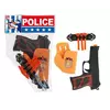 Поліцейський набір 08-16 (360/2) пістолет, кобура, силіконові патрони, у пакеті