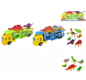 Трейлер 698-698-1 інерц., динозаври, мікс кольорів, 34,5-15-7 см.