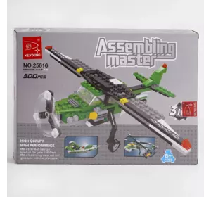 Конструктор AUSINI 25616 (24/2) “Assembling Master”, 3в1, 300 деталей, у коробці