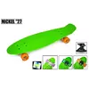 Penny Board Nickel 27" Green Светящиеся колеса