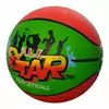 М'яч баскетбольний VA-0002 розмір 7, гума, 8 панелей, 4 кольори, сітка, кул., 550 г