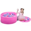 Бассейн для дома сухой, детский, розовый - Ассорти 100 см