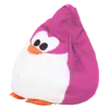 Кресло-груша Пингвин Розовый Средняя 80х100