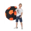 Кресло-мяч Черный с оранжевым Средний 100х100