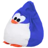 Кресло-груша Пингвин Голубой Большая 90х130