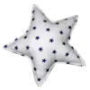 Подушка Хатка Звезда синяя с белым