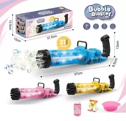 Установка з мильними бульбашками 3939-134 (40) 3 кольори, підсвічування, концентрат для мильних бульбашок, в коробці