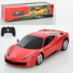Машина 46600 Ferrari радіокер., 2,4G, 1:24, аморт., 2 кольори, бат., кор., 38-10-12 см.