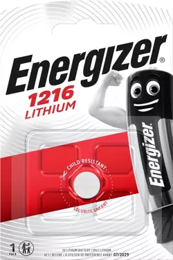 Батарейка ENERGIZER CR1216 Lithium уп. 1шт.
