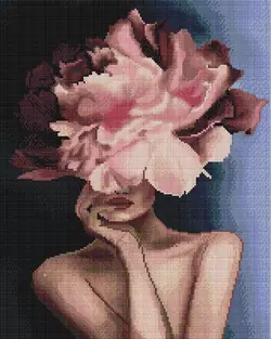 Алмазна мозаїка: Витончена квіточка 40х50