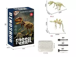 Розкопки 222-5 (96) 2 скелети динозаврів, набір інструментів, в коробці