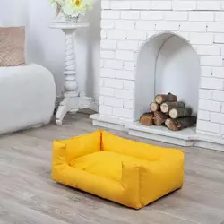 Лежанка для собаки Класик желтая S - 60 x 45