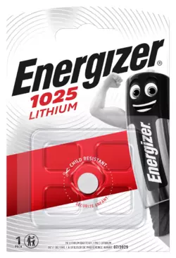 Батарейка ENERGIZER CR1025 Lithium уп. 1шт.