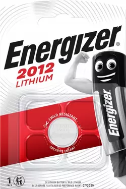 Батарейка ENERGIZER CR2012 Lithium 1шт.