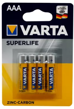 Батарейка R03 Varta на блістері 4шт (240)