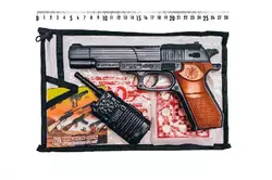 Б60 іграшковий пістолет з пістонами і гранатою (кількість в коробці 36шт.) код:252