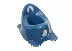 Горшок "Метео" з протиковзною гумою (Синій)