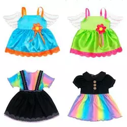 Вбрання для ляльки GC18-78-79-92A-92B сукня, 4 види, кул., 25-33-1,5 см.