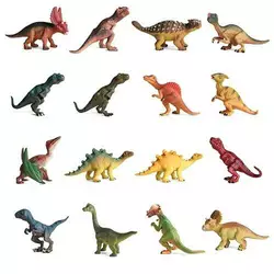 Динозавр 9112 10 видів, кул., 14-13-2 см.