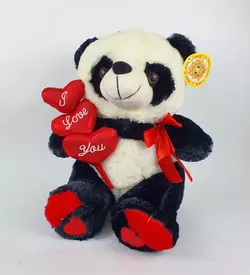 М'яка іграшка "Панда" з серцем 25см