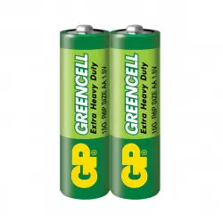 Батарейка GP - GREENCELL 1.5V, R03, 24G (2S плів.) сольова, мініпальчик ЦІНА ЗА 2 БАТАРЕЙКИ