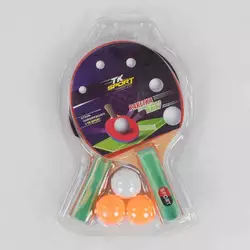Набір ракеток для пінг-понгу С 34429 (50) ""TK Sport"" 2 ракетки + 3 м'ячі, в слюді