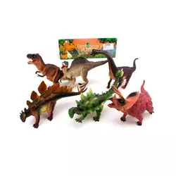 Фігурка TQ680-10-1 набір динозаврів, 6 шт., від 19см, кул., 27,5-39-9 см.