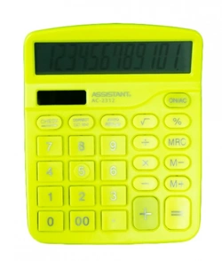 Калькулятор ASSISTANT АС-2312 yellow